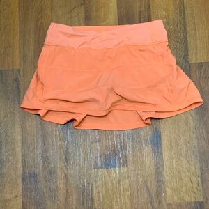 Orange size 4 lululemon skirt
